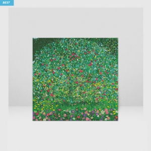 국내자체제작 고급 DIY명화그리기세트 (구스타브 클림트 사과나무 정방형 대형 62x62cm)