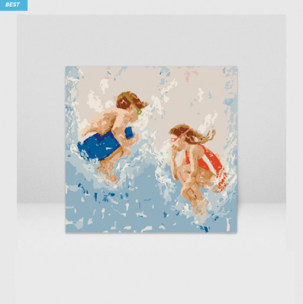 마이허니블리,국내자체제작 고급 DIY명화그리기세트 (정방형 45x45cm 컬렉션)