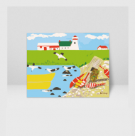 국내자체제작 고급 DIY명화그리기세트 (모드루이스 The Lighthouse)